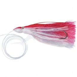 Leurre Flashmer Paeta Monté - Rouge / Blanc