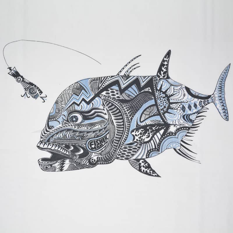 T-Shirt Fisherman GT Tattoo - Blanc T-Shirt Fisherman GT Tattoo - Blanc