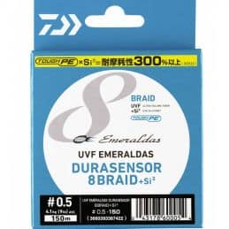 Daiwa Tresse Emeraldas Durasensor 8 Braid +Si2