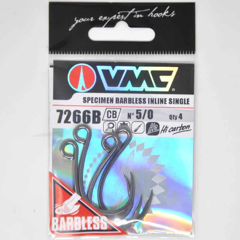 VMC 7266B Specimen Barbless Inline Single - 5/0 VMC 7266B Specimen Barbless Inline Single - 5/0