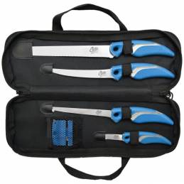 Kit quatre couteaux Cuda + affûteur