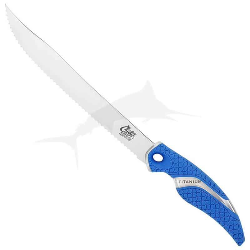 Cuda 9" Titanium Bonded Serrated Knife