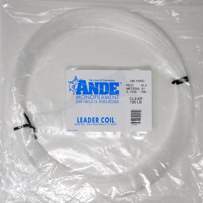 Ande Premium Leader Clear - 100 lb Ande Premium Leader Clear - 100 lb