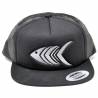 Temple Reef Logo Flat Bill Cap - Silver