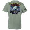 T-Shirt Black Bart Tuna Candy - Vert Olive - arriere
