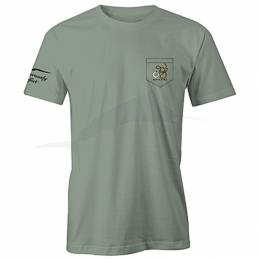 T-Shirt Black Bart Tuna Candy - Vert Olive - avant
