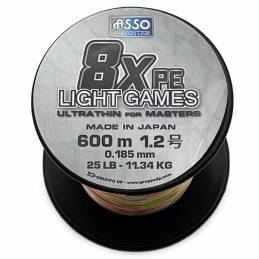 Asso Light Games 8x Multicolor Braid - 25LB