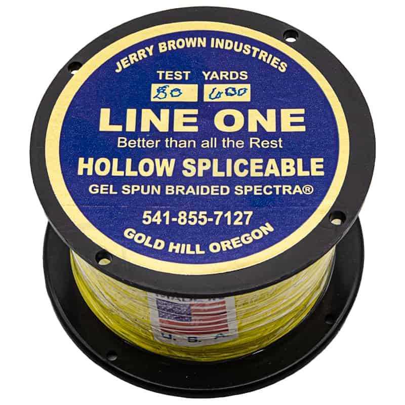 Details about   Jerry Brown JB Line One 40LB Hollow Spliceable Braided Spectra 600 Yards 