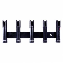 Porte-cannes inox Seanox 5 Cannes INOX NOIR EMBOUT NOIR