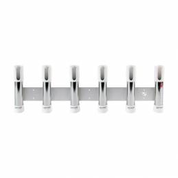 Porte-cannes inox Seanox 6 Cannes EMBOUTS BLANCS