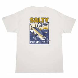 T-Shirt SaltyCrew Flyer Standard S/S TEE Blanc