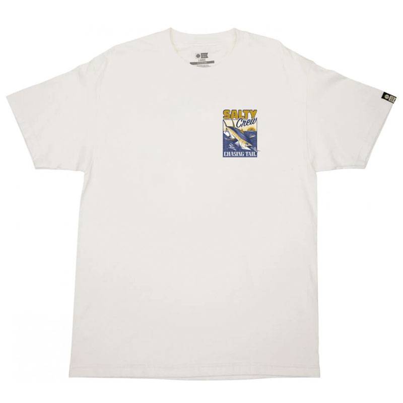 T-Shirt Salty Crew Flyer Standard S/S TEE Blanc