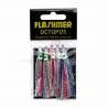 Flashmer Octopus 6cm color Silver Blue Pink