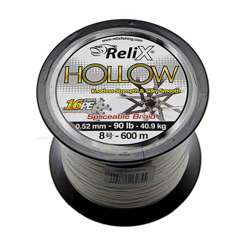 Relix Hollow 16X Spliceable - 600m - 90 LB Relix Hollow 16X Spliceable - 600m - 90 LB
