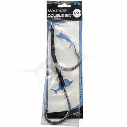 Double 180° Explorer Tackle hookset - 12/0