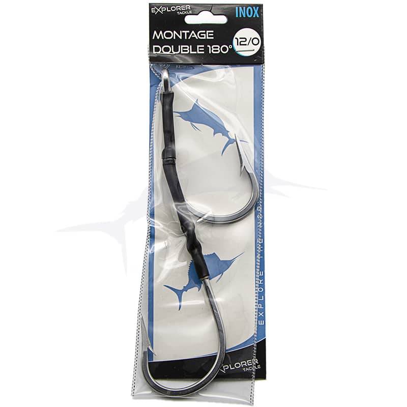 Montage double 180° Explorer Tackle - 12/0 Montage double 180° Explorer Tackle - 12/0