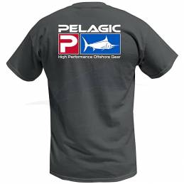 T-Shirt Pelagic Deluxe Logo - Charcoal arriere