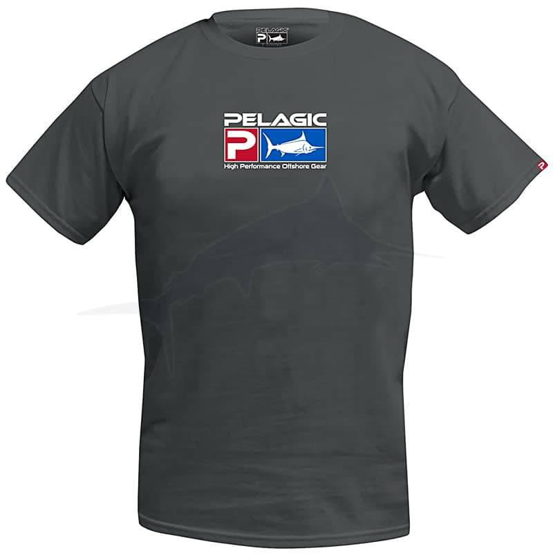 T-Shirt Pelagic Deluxe Logo - Charcoal avant T-Shirt Pelagic Deluxe Logo - Charcoal avant