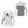 T-Shirt Outwater Spreks Fish Camo Manches Longues