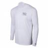 L-Shirt Capuche Pelagic Aquatek Elite Game Fish Marlin Blanc