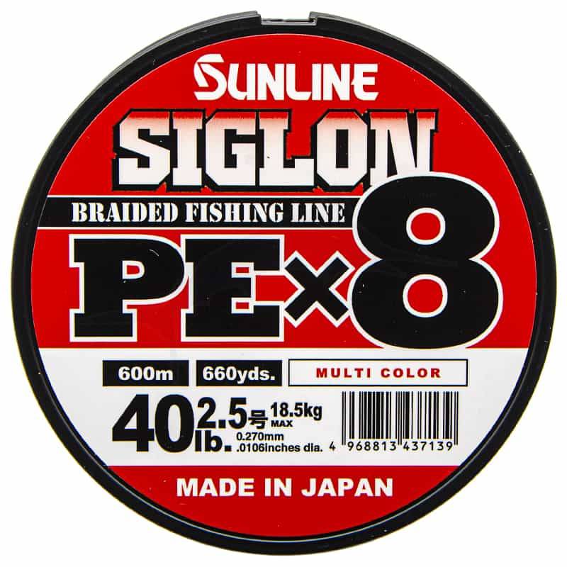 Sunline Siglon PEX8 Muticolor - 40 LB Sunline Siglon PEX8 Muticolor - 40 LB
