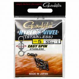 Emerillons Gamakatsu Hyper Swivel Stainless taille 5