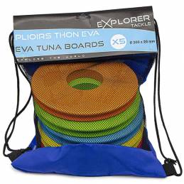 Explorer Tackle Foam Benders for Tuna (5) + bag
