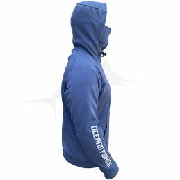 Sweat-shirt à capuche Oceans Fishing Polartech Tuna - Bleu