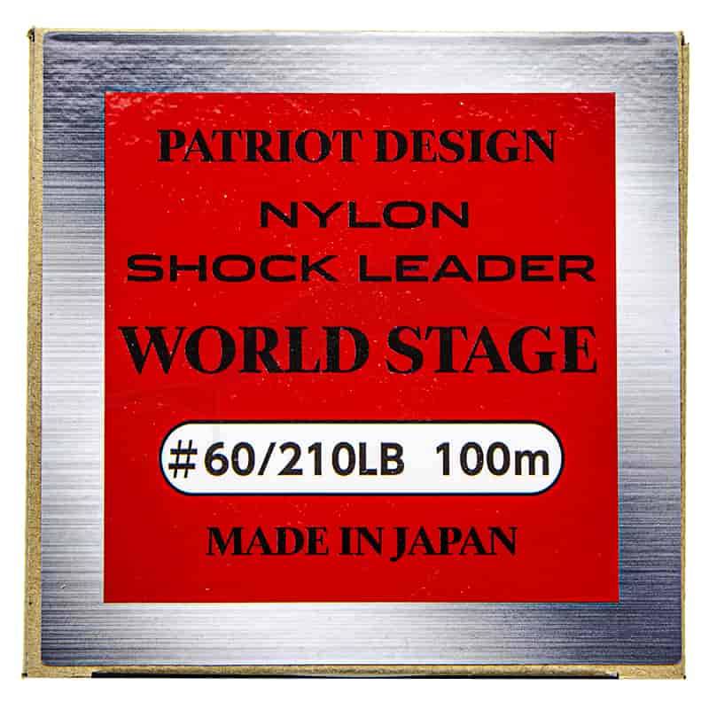 Patriot Design Nylon Shock Leader World Stage 210 LB box Patriot Design Nylon Shock Leader World Stage 210 LB box