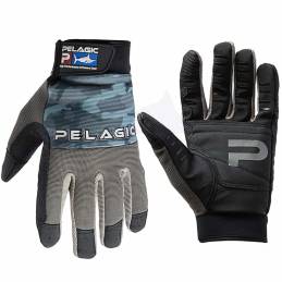 Gants Pelagic End Game Pro - Fish Camo Grey