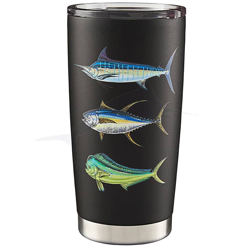 Mug Pelagic Isolé 590ml - Multi Fish verso Mug Pelagic Isolé 590ml - Multi Fish verso