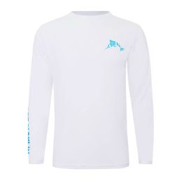L-Shirt Bob Marlin Permormance Shirt Ocean Marlin white front