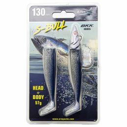 Lure ERM Peche S-Bull 130mm - Anchovy Kit