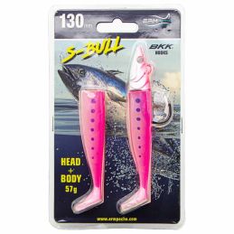 Lure ERM Peche S-Bull 130mm - Sardina Pink Kit