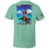 T-Shirt Black Bart Hawaiian Girl - Vert - arriere