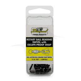 Diamond Escape-Proof Ball Bearing Snap Swivel - 75LB box