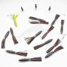 Leurre RnR Finney Bar 5 chaines (Spreader bar) - Noir / Marron