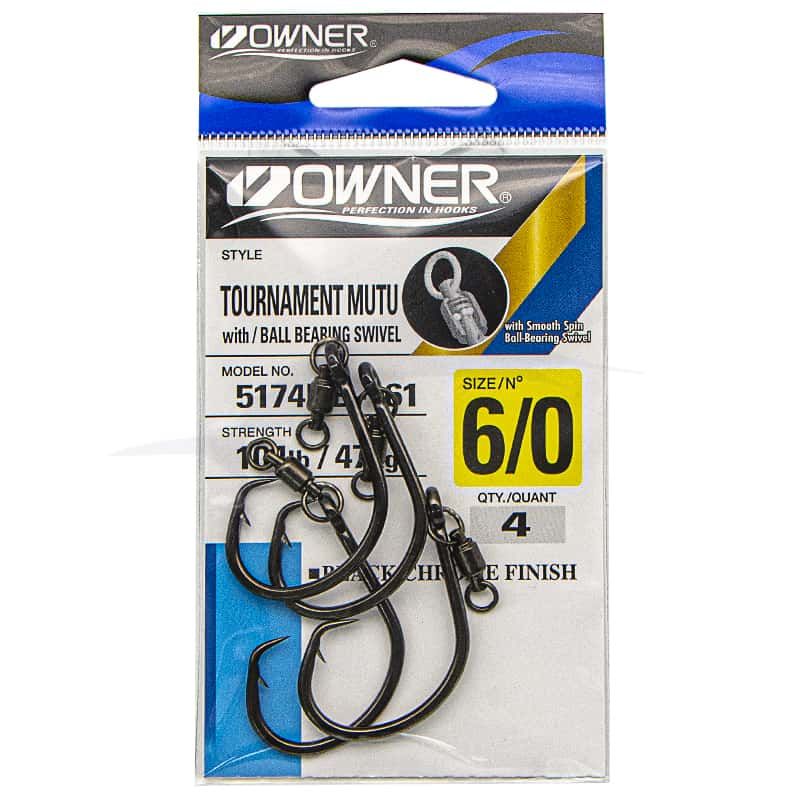 Owner Tournament Mutu 5174BB + Ball Bearing - 6/0 Owner Tournament Mutu 5174BB + Ball Bearing - 6/0