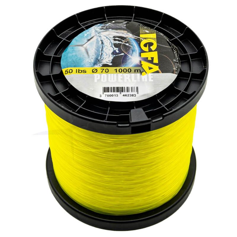 Powerline Nylon IGFA 1000m - yellow