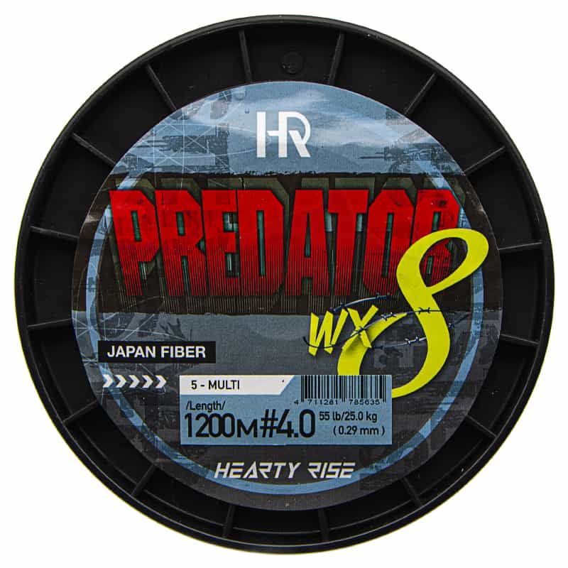 Tresse Hearty Rise Predator WX8 - 1200m - 55 LB Tresse Hearty Rise Predator WX8 - 1200m - 55 LB