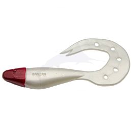 Leurre Delalande Sandra - 62 - Blanc Nacré Tête Rouge