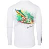 Bob Marlin Permormance Shirt Rasta Marlin - back