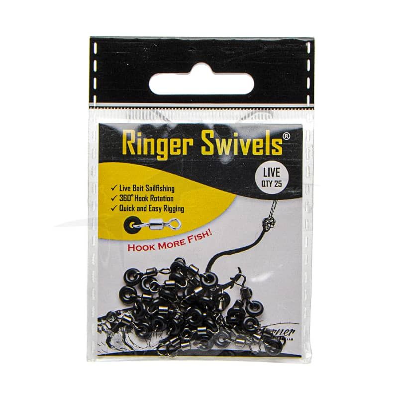 Ringer Swivels - Live - QTY 25 Ringer Swivels - Live - QTY 25