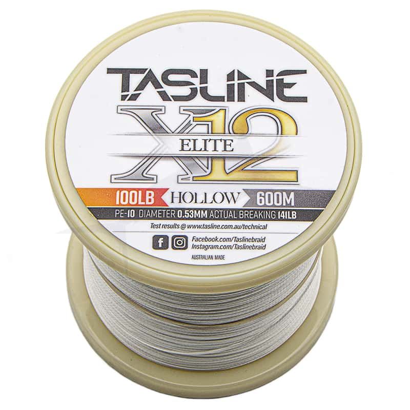 Braid Tasline Elite Hollow - 600m - 100 LB