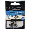 Combo Split Ring Explorer Tackle - Double - 65 kg