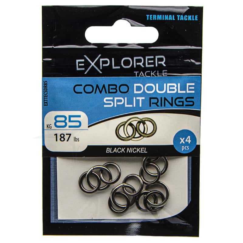 Explorer Tackle Split Double Ring - Double - 85 kg Explorer Tackle Split Double Ring - Double - 85 kg