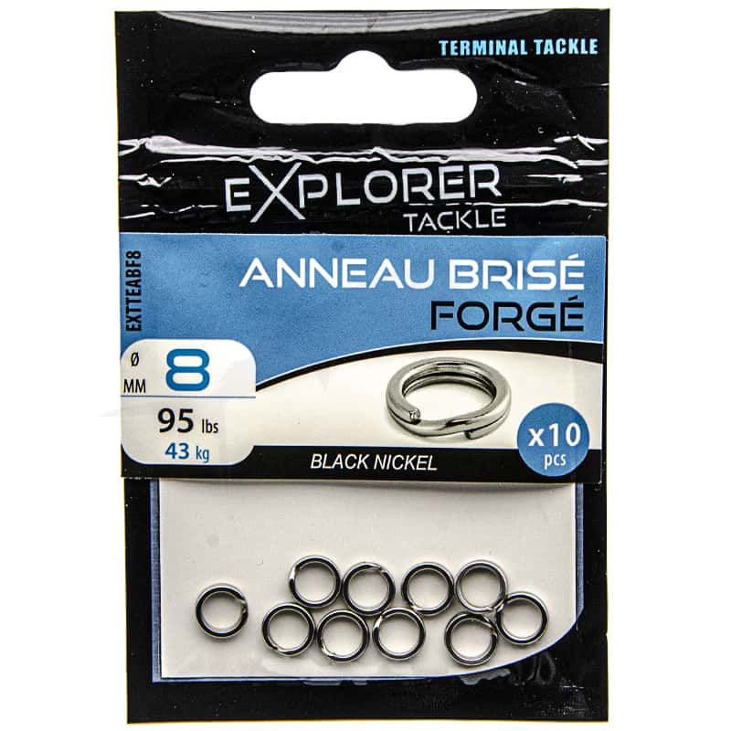 Explorer Tackle Split Ring Forged - 8mm Explorer Tackle Split Ring Forged - 8mm