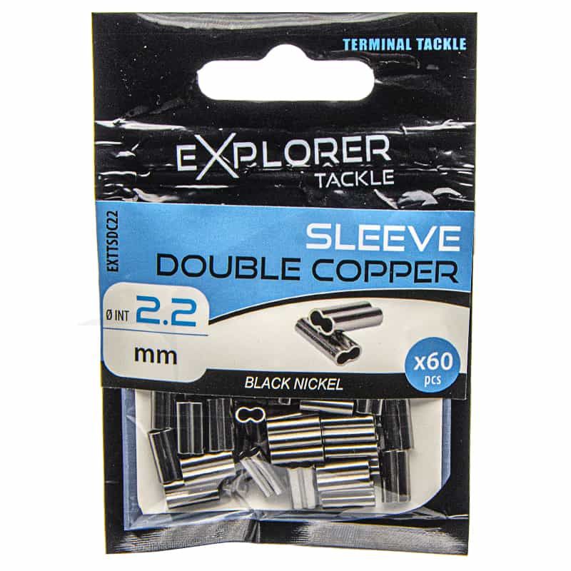 Explorer Tackle Sleeves Double Copper - 2,2 mm Explorer Tackle Sleeves Double Copper - 2,2 mm