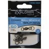 Explorer Tackle COMBO ball bearing + SPLIT RING - 50 Kg