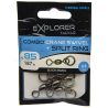 Combo Crane Swivel + Split Ring Explorer Tackle - 85 Kg